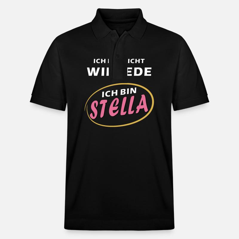 JE M’APPELLE STELLA - Polo PREPSTER bio Stanley/Stella Unisexe - noir
