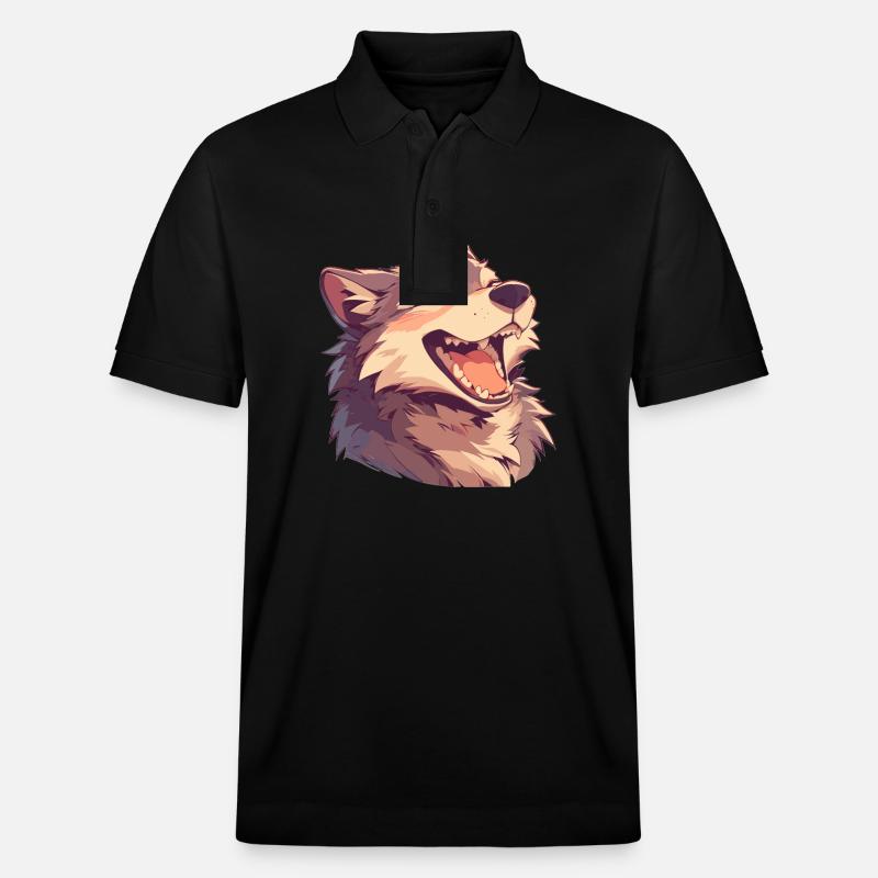 Loups Loup - Polo PREPSTER bio Stanley/Stella Unisexe - noir