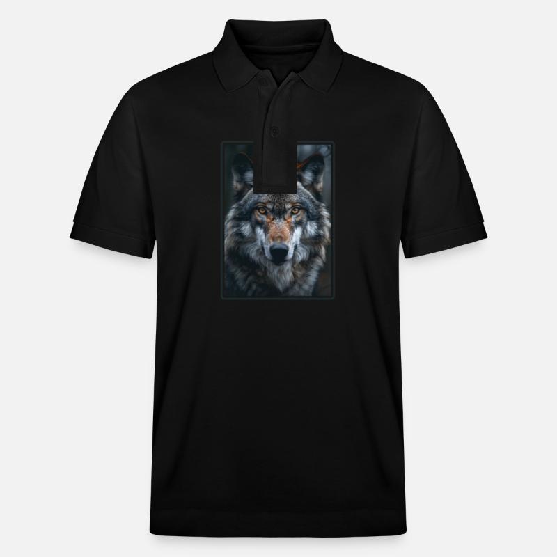 Loups Loup - Polo PREPSTER bio Stanley/Stella Unisexe - noir