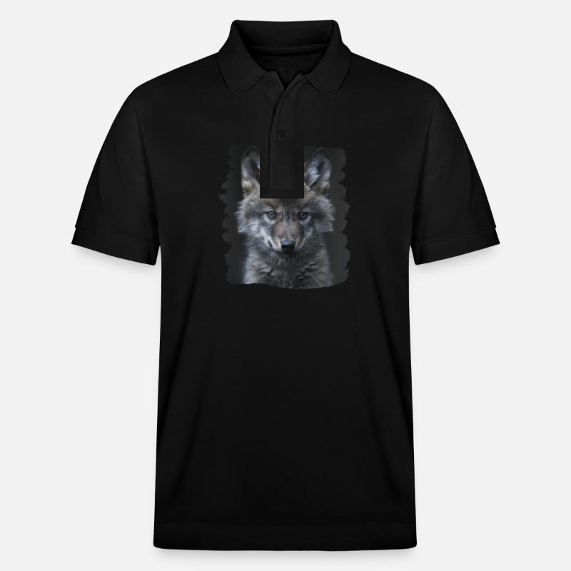 Loups Loup - Polo PREPSTER bio Stanley/Stella Unisexe - noir