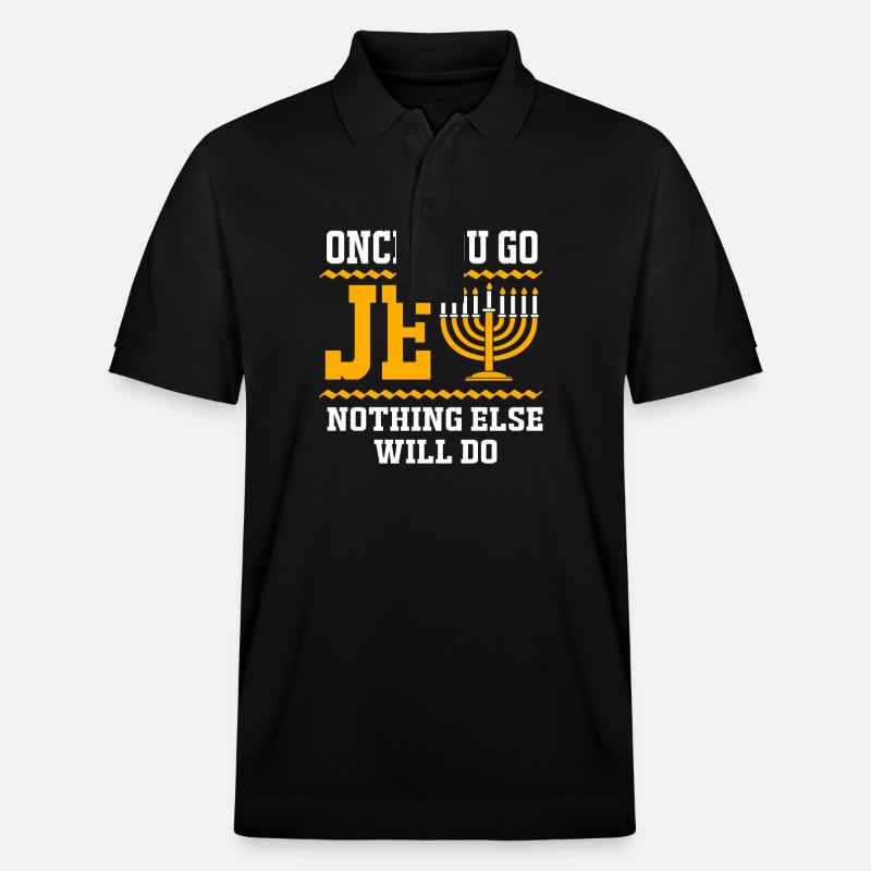 Chanukkah - Stanley/Stella Unisex Bio-Poloshirt PREPSTER - Schwarz