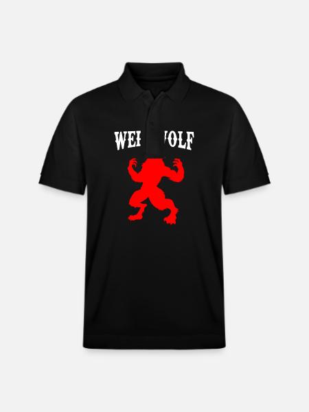 Werwolf - Stanley/Stella Unisex Bio-Poloshirt PREPSTER - Schwarz