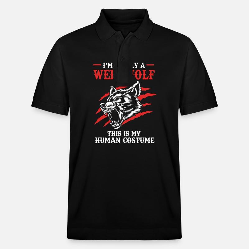 Werwolf - Stanley/Stella Unisex Bio-Poloshirt PREPSTER - Schwarz