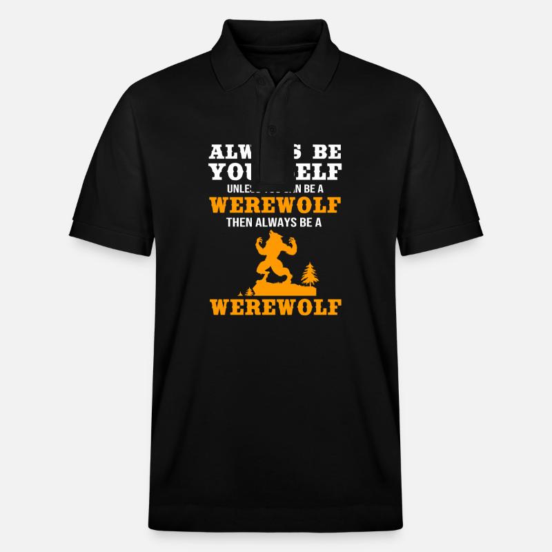 Werwolf - Stanley/Stella Unisex Bio-Poloshirt PREPSTER - Schwarz