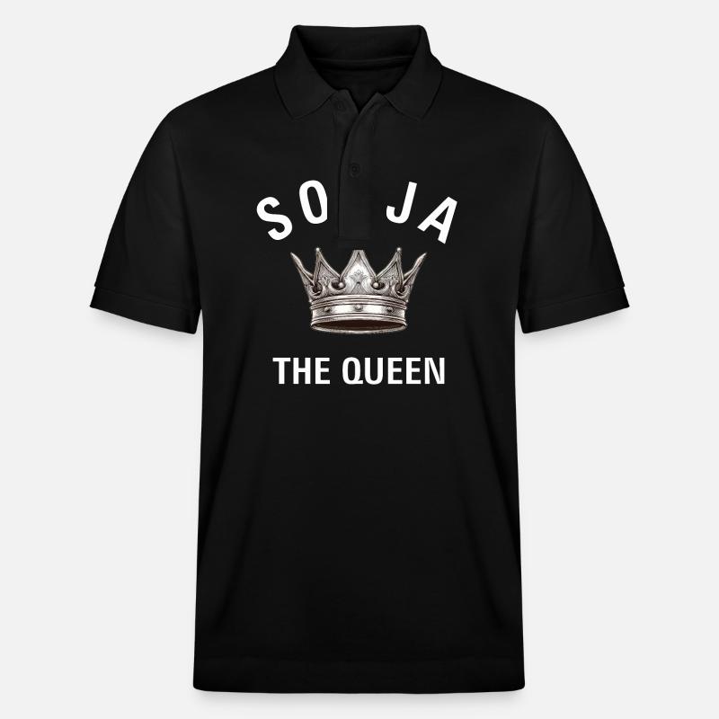 SONJA THE QUEEN - Stanley/Stella Unisex Bio-Poloshirt PREPSTER - Schwarz