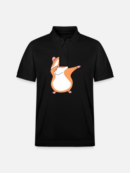 Guinea pig - Stanley/Stella Unisex Organic Polo Shirt PREPSTER - black