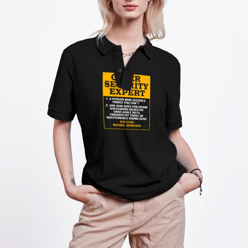 Cybersecurity Cyber Programmer Hacker Stanley/Stella Unisex Organic Polo Shirt PREPSTER