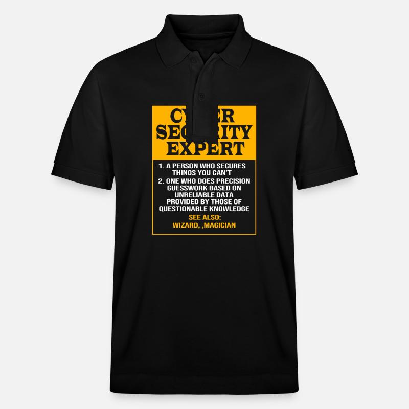 Cyber programmeur cybersécurité Hacker - Polo PREPSTER bio Stanley/Stella Unisexe - noir