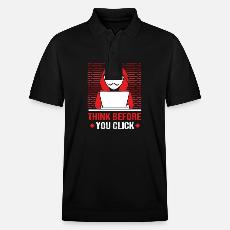 Cybersecurity Cyber Programmierer Hacker - Stanley/Stella Unisex Bio-Poloshirt PREPSTER - Schwarz