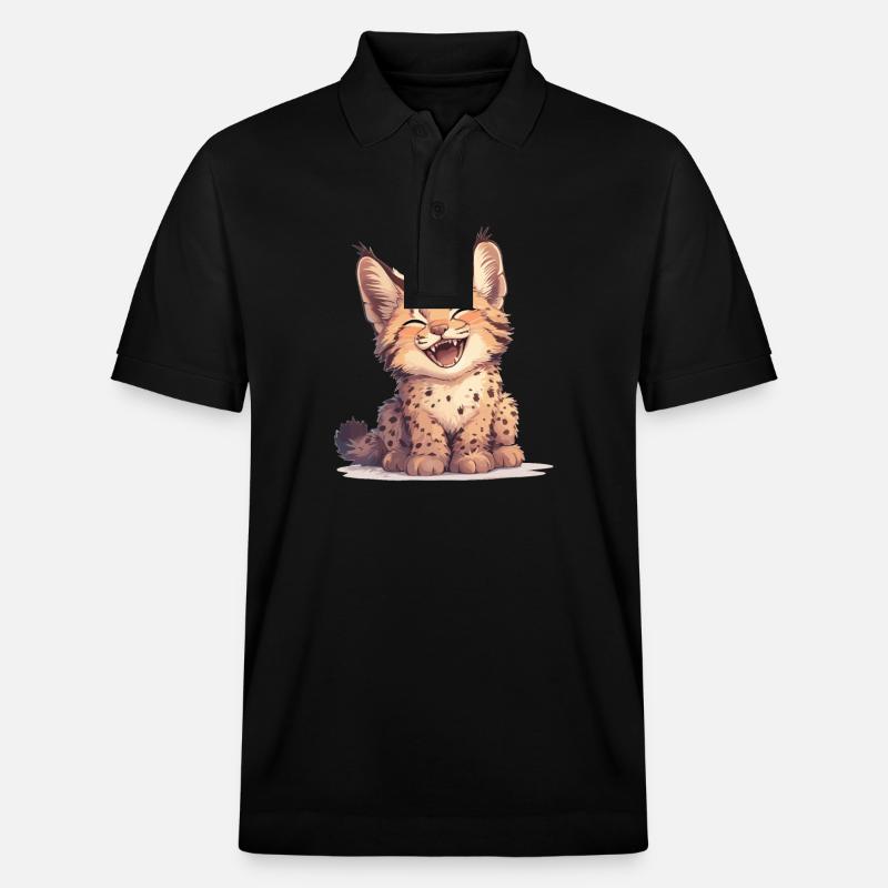 Bobcats Rotluchse Rotluchs Luchs - Stanley/Stella Unisex Bio-Poloshirt PREPSTER - Schwarz