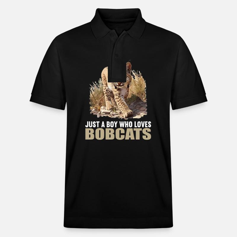 Bobcats Rotluchse Rotluchs Luchs - Stanley/Stella Unisex Bio-Poloshirt PREPSTER - Schwarz