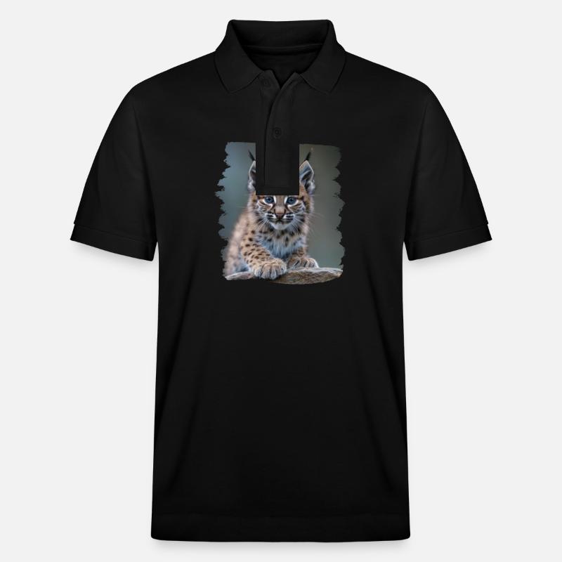 Bobcats Rotluchse Rotluchs Luchs - Stanley/Stella Unisex Bio-Poloshirt PREPSTER - Schwarz