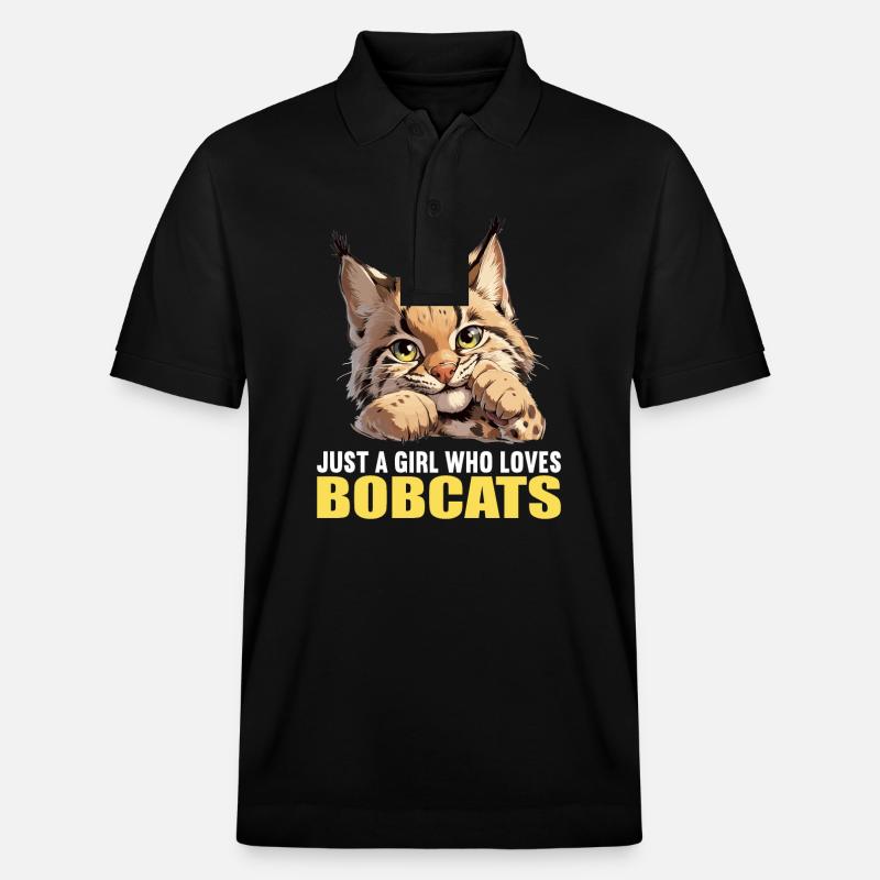 Bobcats Rotluchse Rotluchs Luchs - Stanley/Stella Unisex Bio-Poloshirt PREPSTER - Schwarz