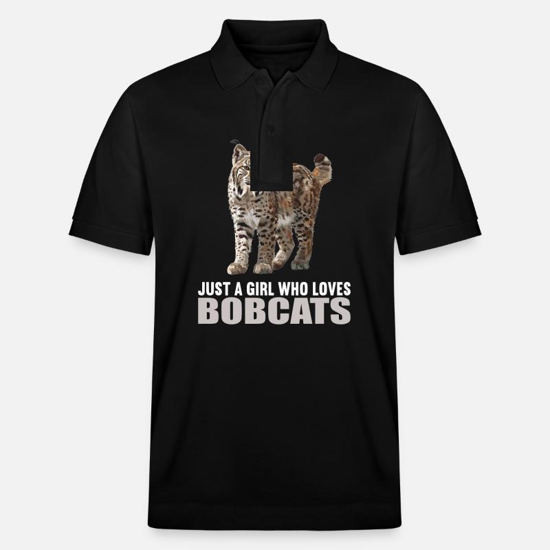 Bobcats Rotluchse Rotluchs Luchs - Stanley/Stella Unisex Bio-Poloshirt PREPSTER - Schwarz