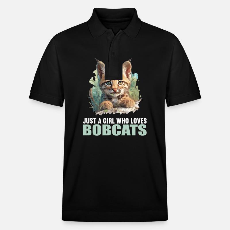 Bobcats Rotluchse Rotluchs Luchs - Stanley/Stella Unisex Bio-Poloshirt PREPSTER - Schwarz