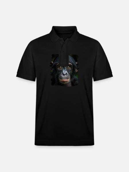 Bonobos Bonobo - Stanley/Stella Unisex Organic Polo Shirt PREPSTER - black