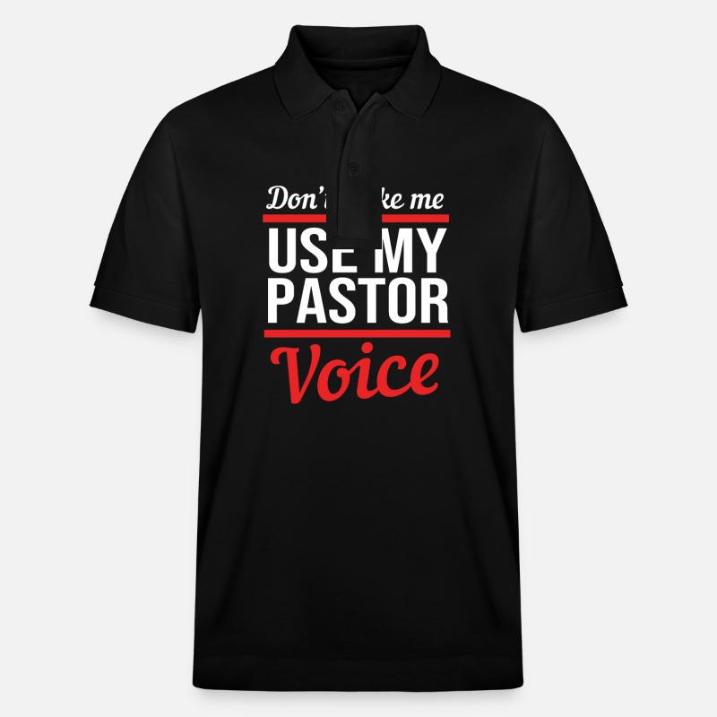 Pasteur - Polo PREPSTER bio Stanley/Stella Unisexe - noir