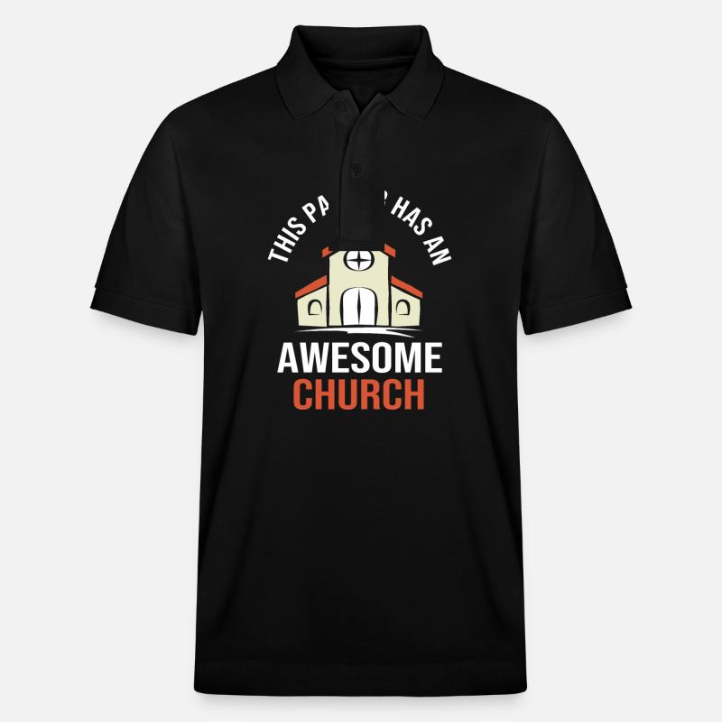 Pasteur - Polo PREPSTER bio Stanley/Stella Unisexe - noir