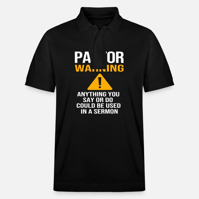 Pfarrer - Stanley/Stella Unisex Bio-Poloshirt PREPSTER - Schwarz