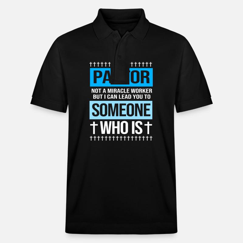 Pasteur - Polo PREPSTER bio Stanley/Stella Unisexe - noir