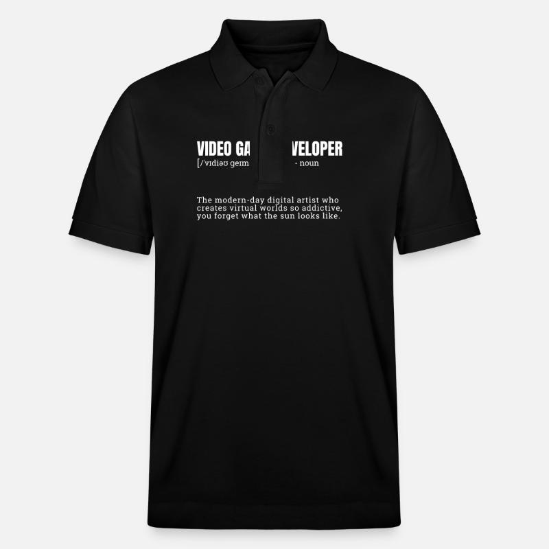 Video Game Developer Definition Stylish - Stanley/Stella Unisex Bio-Poloshirt PREPSTER - Schwarz
