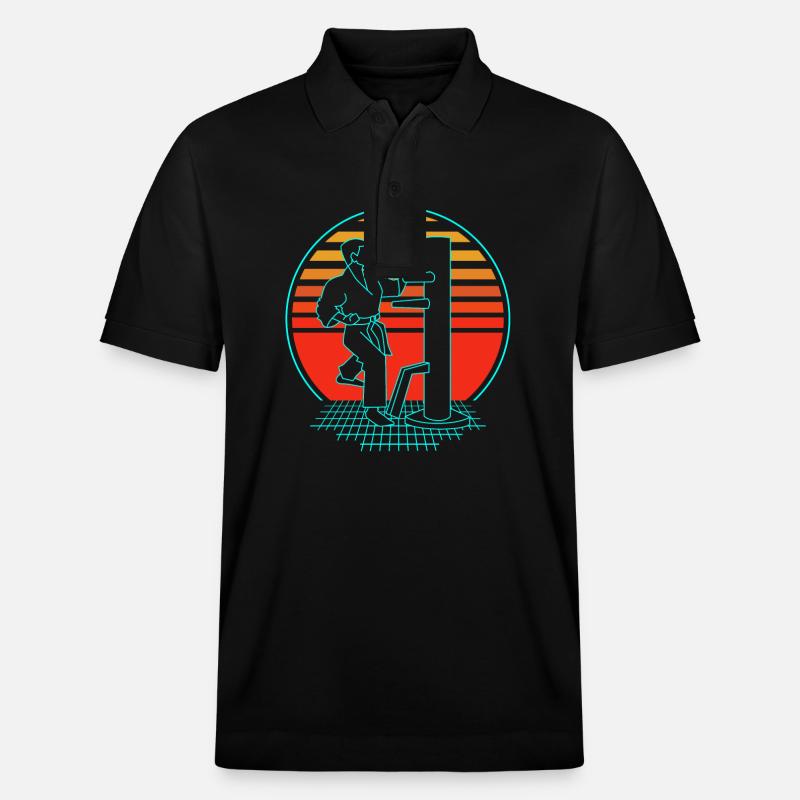 Wing Chun - Stanley/Stella Unisex Bio-Poloshirt PREPSTER - Schwarz