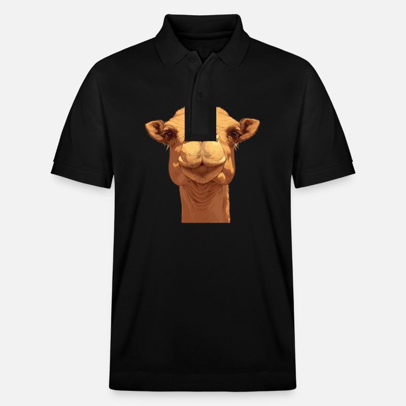 Chameau Kamele Kamel - Polo PREPSTER bio Stanley/Stella Unisexe - noir