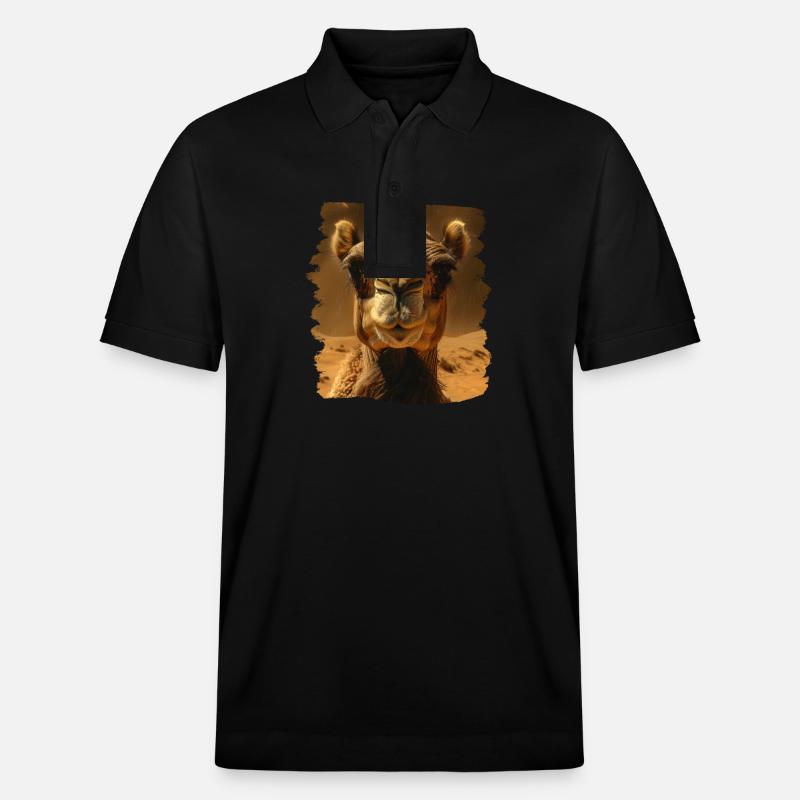 Chameau Kamele Kamel - Polo PREPSTER bio Stanley/Stella Unisexe - noir
