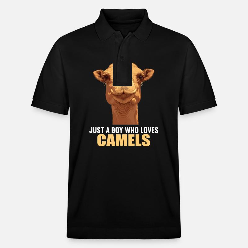 Chameau Kamele Kamel - Polo PREPSTER bio Stanley/Stella Unisexe - noir