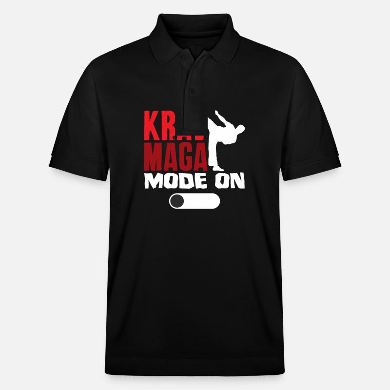 Mode Krav Maga activé - Polo PREPSTER bio Stanley/Stella Unisexe - noir