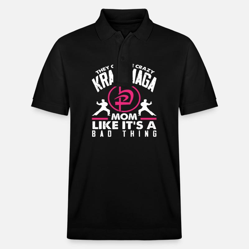 Krav Maga Mama Mutter - Stanley/Stella Unisex Bio-Poloshirt PREPSTER - Schwarz