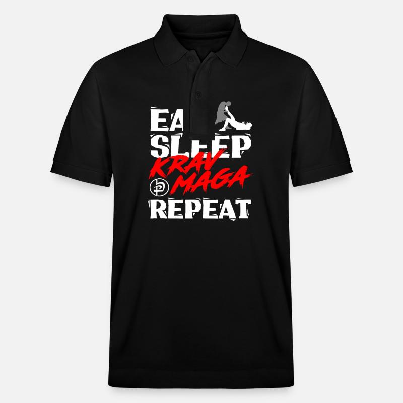 Krav Maga - Polo PREPSTER bio Stanley/Stella Unisexe - noir