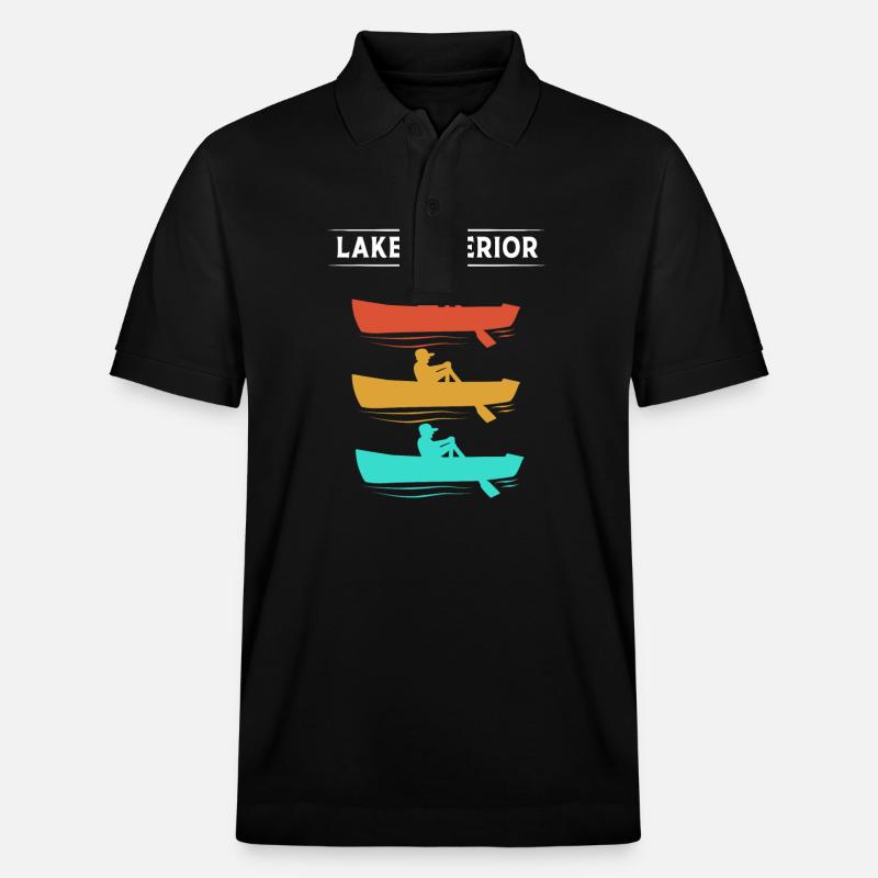 Great Lakes - Stanley/Stella Unisex Bio-Poloshirt PREPSTER - Schwarz
