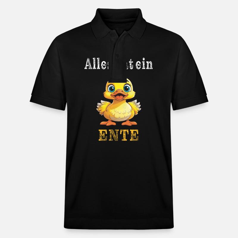 Alles hat ein Ente - Stanley/Stella Unisex Bio-Poloshirt PREPSTER - Schwarz