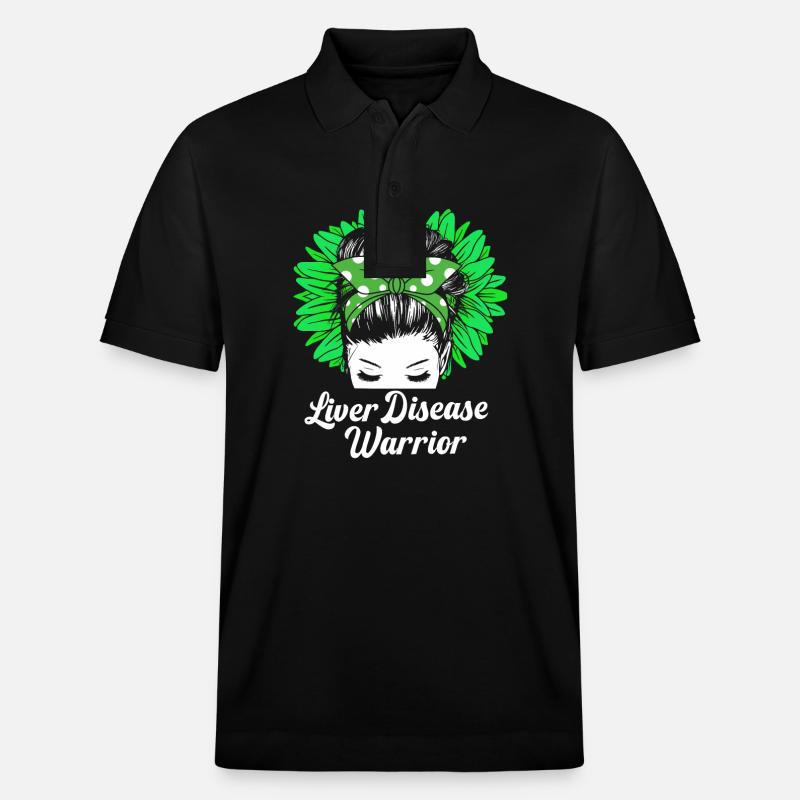 Lebererkrankung - Stanley/Stella Unisex Bio-Poloshirt PREPSTER - Schwarz
