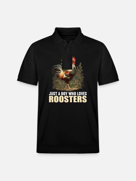 Rooster Roosters Rooster - Stanley/Stella Unisex Organic Polo Shirt PREPSTER - black