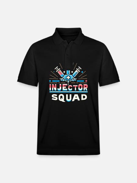 Injector Squad 9 - Stanley/Stella Unisex Bio-Poloshirt PREPSTER - Schwarz