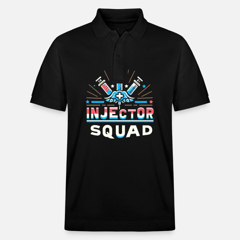 Injector Squad 9 - Stanley/Stella Unisex Bio-Poloshirt PREPSTER - Schwarz