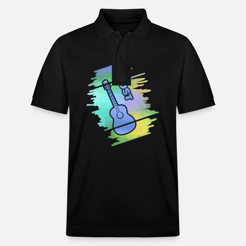 Guitar Joost - Stanley/Stella Unisex Bio-Poloshirt PREPSTER - Schwarz