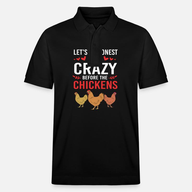 Poulet Volaille - Polo PREPSTER bio Stanley/Stella Unisexe - noir