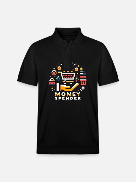 Money Spender 5 - Stanley/Stella Unisex Bio-Poloshirt PREPSTER - Schwarz