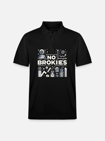 No Brokies 8 - Stanley/Stella Unisex Bio-Poloshirt PREPSTER - Schwarz