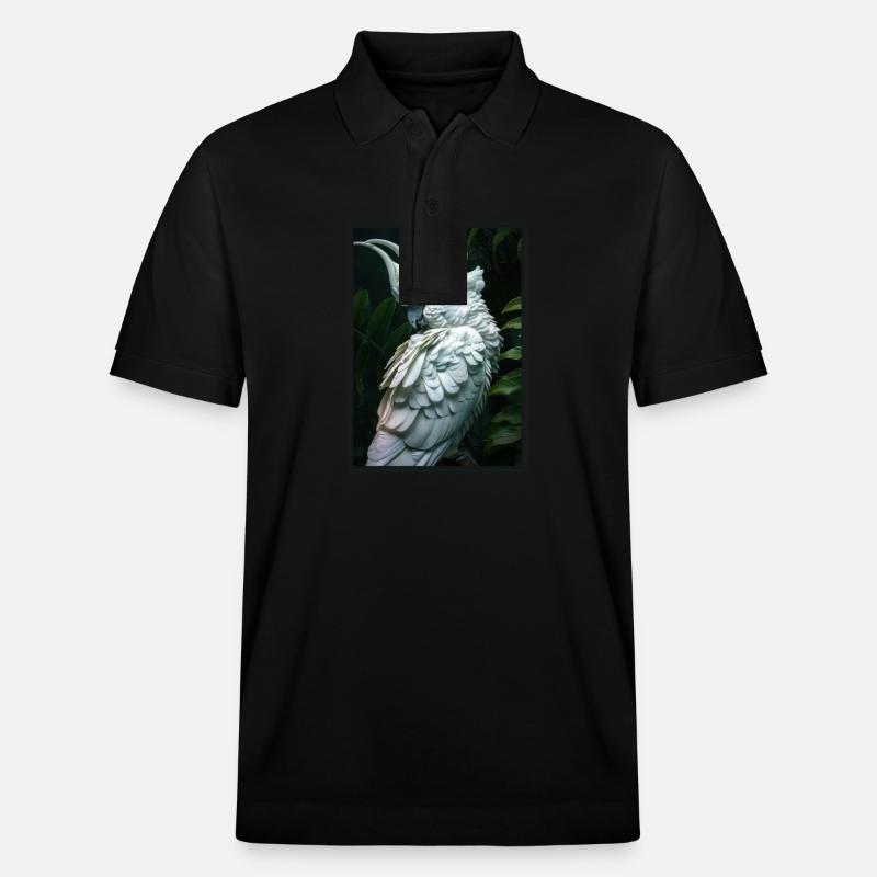 Cacatoès Cacatoès Cacatoès - Polo PREPSTER bio Stanley/Stella Unisexe - noir