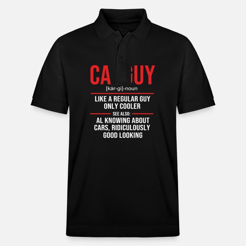 Autofahrer - Stanley/Stella Unisex Bio-Poloshirt PREPSTER - Schwarz