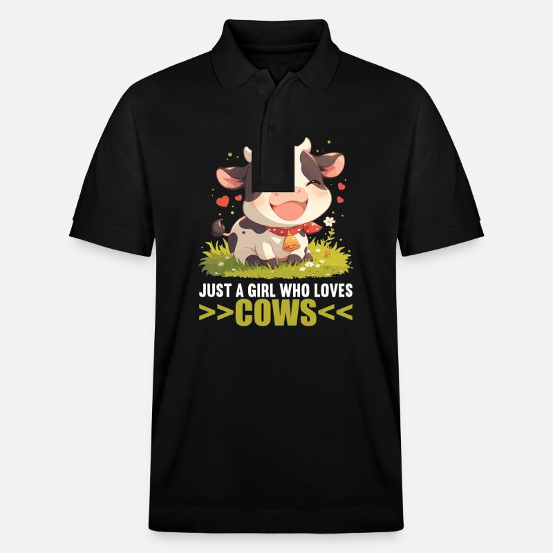 Vaches Vache - Polo PREPSTER bio Stanley/Stella Unisexe - noir