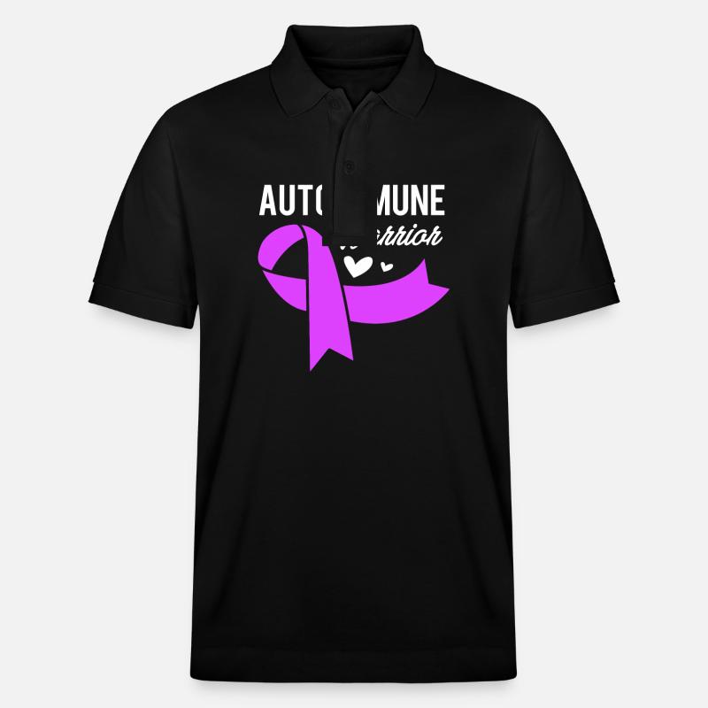 Autoimmunkrankheit - Stanley/Stella Unisex Bio-Poloshirt PREPSTER - Schwarz