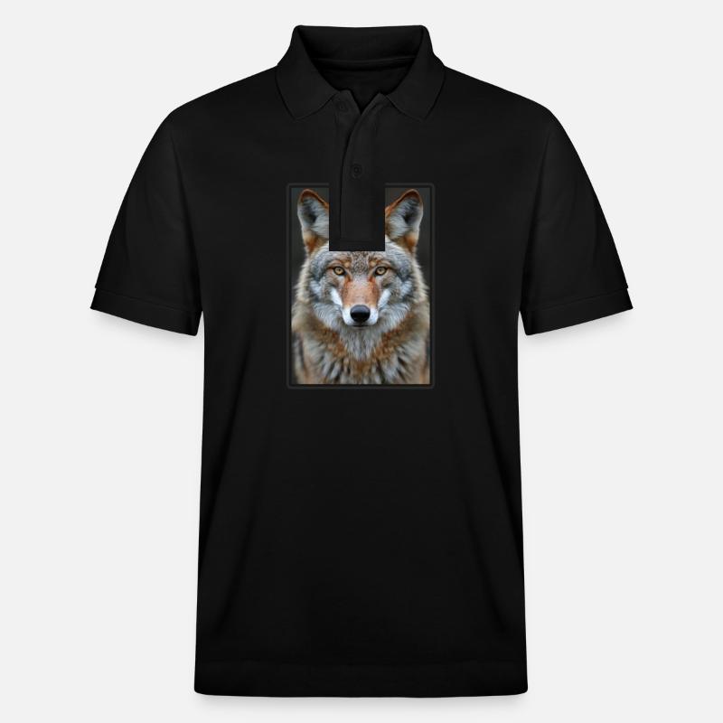 Kojoten Kojote - Stanley/Stella Unisex Bio-Poloshirt PREPSTER - Schwarz