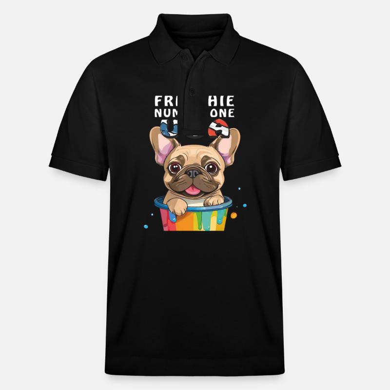 FRENCHIE NUMÉRO UN AUX ÉTATS-UNIS - Polo PREPSTER bio Stanley/Stella Unisexe - noir