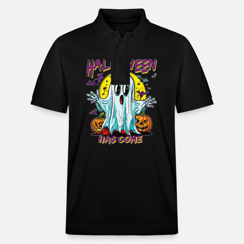 HALLOWEEN HAS COME - Stanley/Stella Unisex Bio-Poloshirt PREPSTER - Schwarz