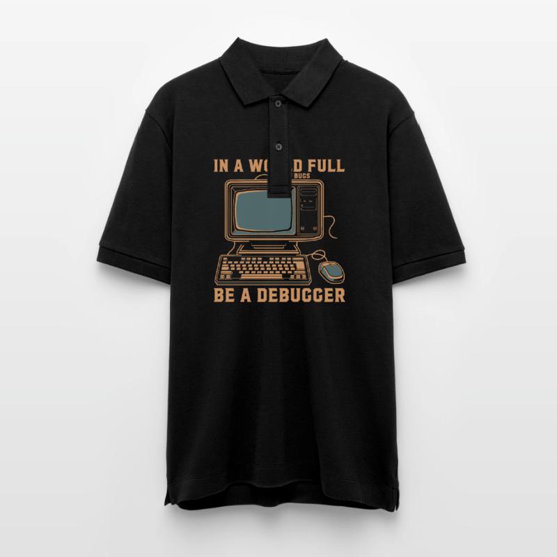 Seien Sie in einer Welt voller Fehler ein Debugger. Stanley/Stella Unisex Bio-Poloshirt PREPSTER